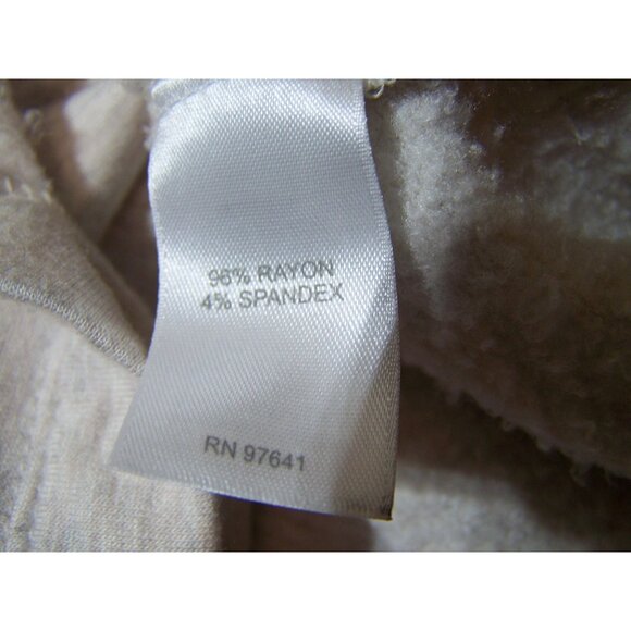 Pure Jill Tunic Top Cozy Athleisure Pullover Tan Medium Petite - Picture 10 of 11